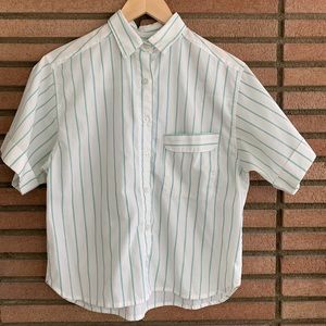 Vintage Short Sleeve Button-Up